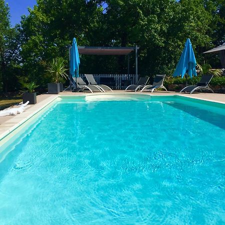 Maison De Campagne Avec Piscine Béduer Exteriör bild